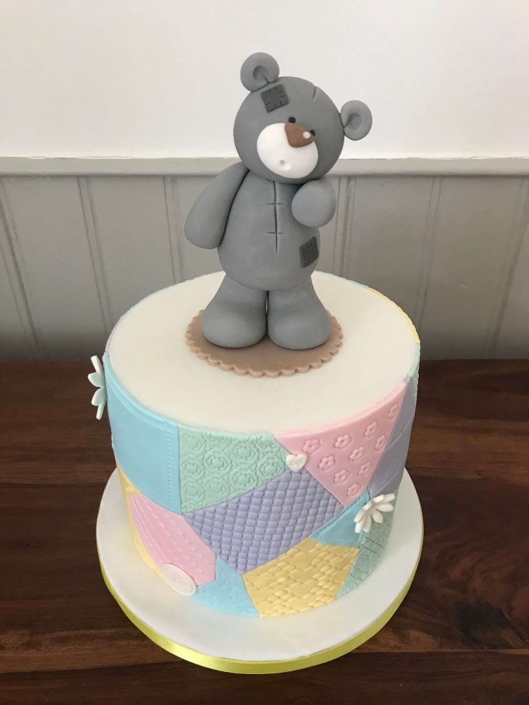 Teddy Bear Themed Birthday Cake