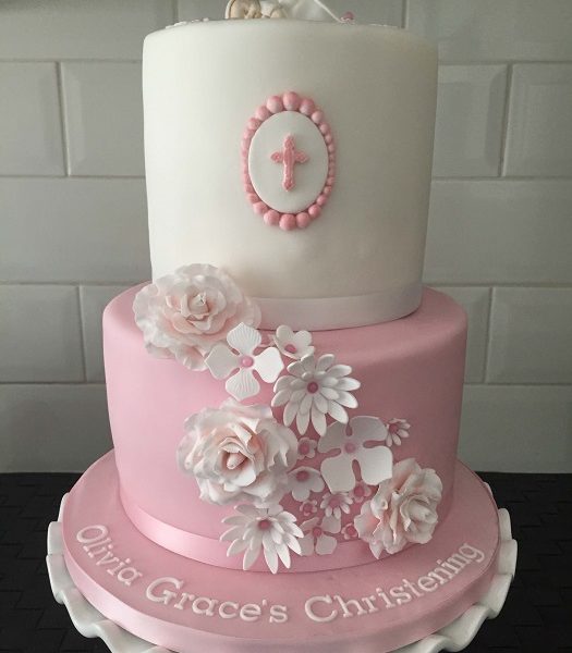 Christening Cake for girl