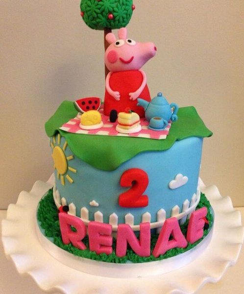 Peppa Pig Birthday Cake