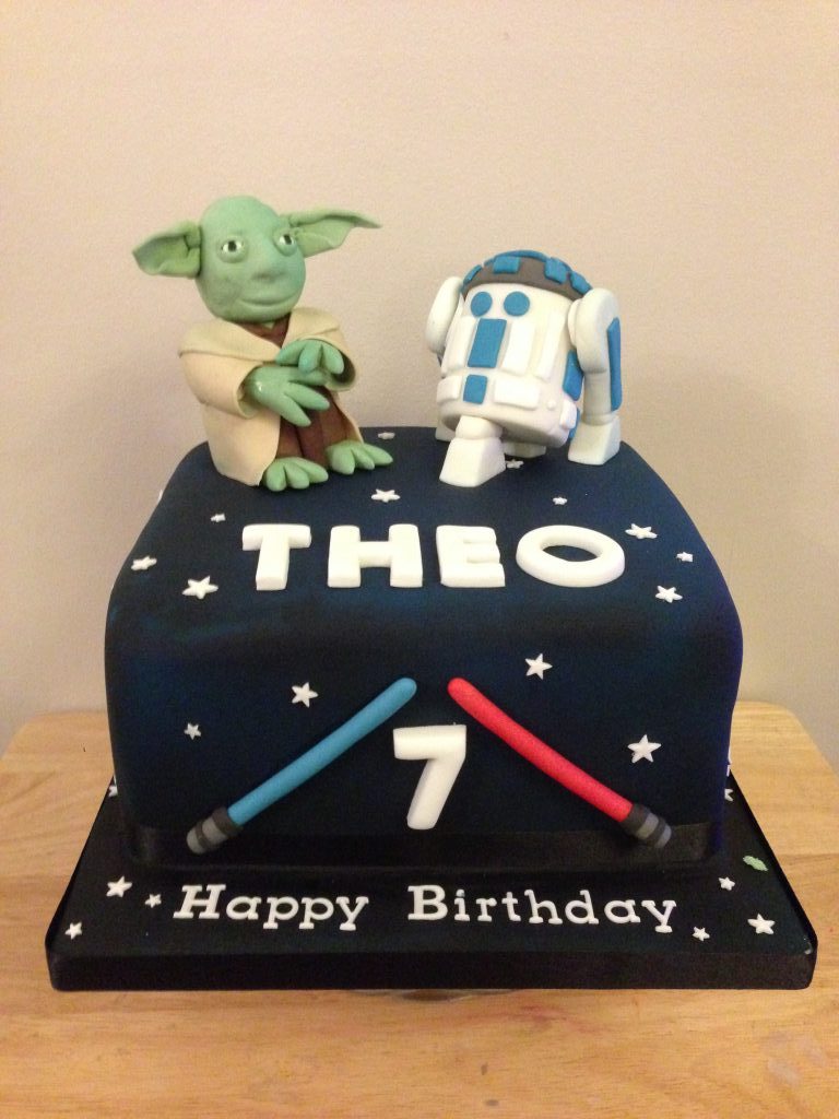 Star Wars Themed Birthday Cake