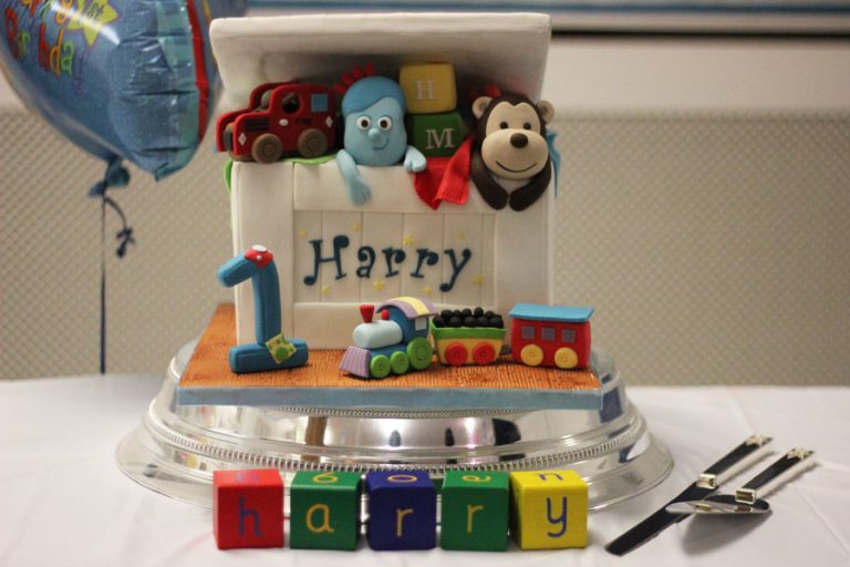 Toy Box Themed Birthday Cake